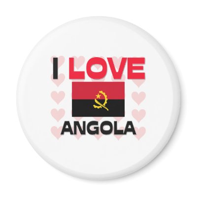 I Love Angola Refrigerator Magnets by tshirtshirts