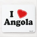 I Love Angola mousepads