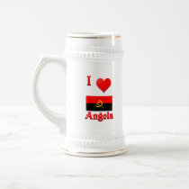 I Love Angola Mugs