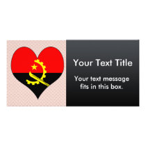 I Love Angola Photo Greeting Card