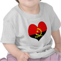 I Love Angola T Shirts
