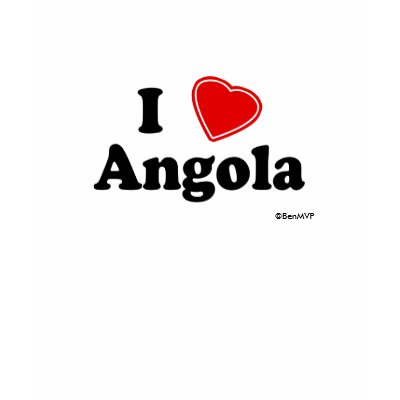 I Love Angola Tee Shirt by Rep_Yo_City
