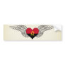 I Love Angola -wings Bumper Stickers