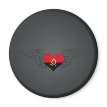 I Love Angola -wings Magnet