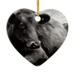 I love Angus Beef Cow ornaments