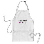 I Love Animals Vegetarian aprons