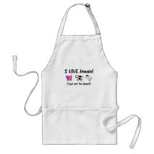 I Love Animals Vegetarian Aprons