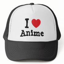 I love Anime heart custom personalised