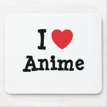 I love Anime heart custom personalised