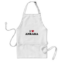 I Love Ankara Turkey Aprons
