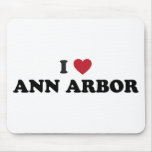 I Love Ann Arbor Michigan Mousepads
