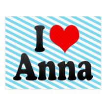 I love Anna Postcards