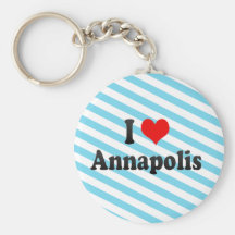 I Love Annapolis, United States Key Chain