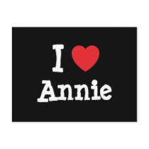 I love Annie heart T-Shirt