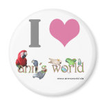 I love ann's world - Magnet