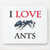 I Love Ants Mouse Mat