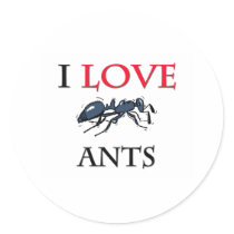 I Love Ants Sticker