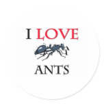 I Love Ants stickers