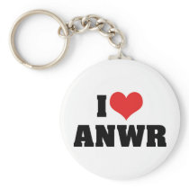 I Love ANWR Keychain