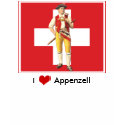 I Love Appenzell - Colourful Ethno Swiss T-Shirt