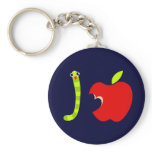I Love Apple Keychain