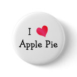 I Love Apple Pie buttons