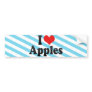 I Love Apples Bumper Stickers