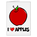 I Love Apples Cards