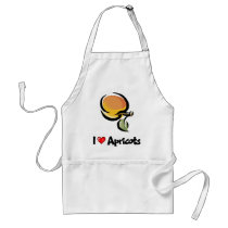 I Love Apricots Apron