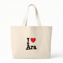 I love Ara heart T-Shirt Tote Bag