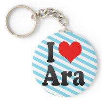 I Love Ara, India. Mera Pyar Ara, India Keychains