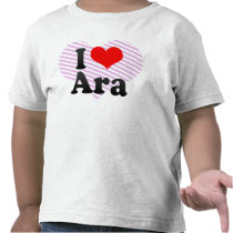 I Love Ara, India. Mera Pyar Ara, India Tee Shirts