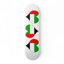 I Love Arab Emirates Skateboard Deck