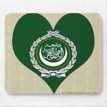 I Love Arab League Mousemat