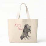 I Love Arabians, Arabian Horse Art bags
