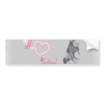 I Love Arabians, Arabian Horse Art bumper stickers