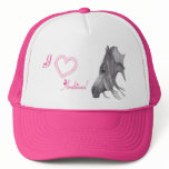 I Love Arabians, Arabian Horse Art hats