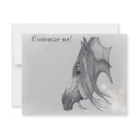 I Love Arabians, Arabian Horse Art invitations