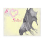 I Love Arabians, Arabian Horse Art Post Cards