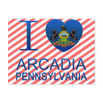 I Love Arcadia, PA Postcards