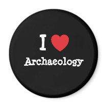 I love Archaeology heart custom personalised