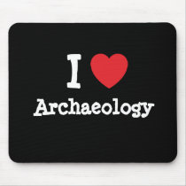 I love Archaeology heart custom personalised