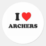 I Love Archers Sticker