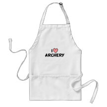 I Love Archery Aprons