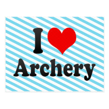 I love Archery Post Cards