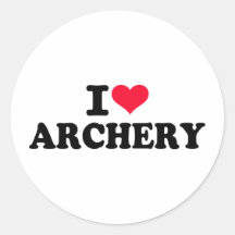 I love archery sticker