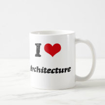 I Love Architecture Mugs