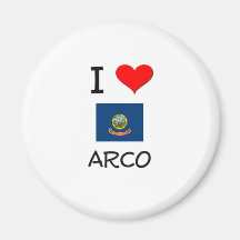 I Love ARCO Idaho Magnet