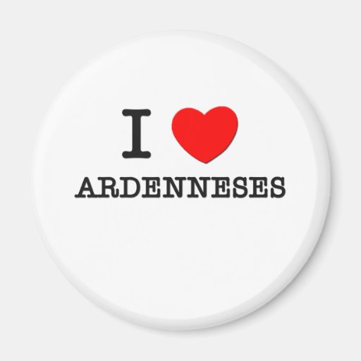 I Love Ardenneses (Horses) Refrigerator Magnets