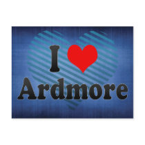 I Love Ardmore, United States Postcard